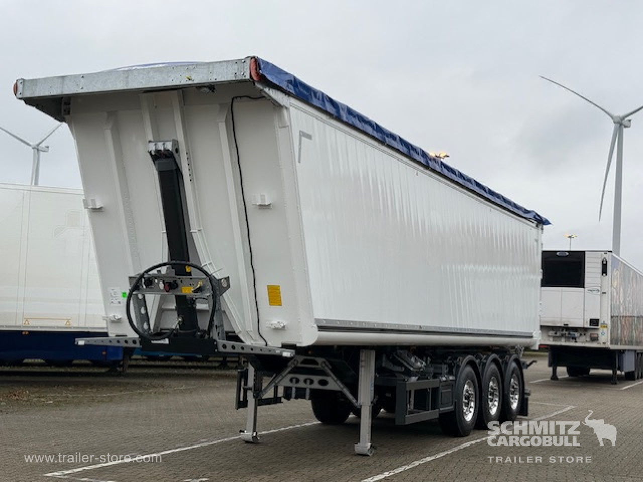 Schmitz Cargobull Oplegger Kipper Alu kasten 55m³ 