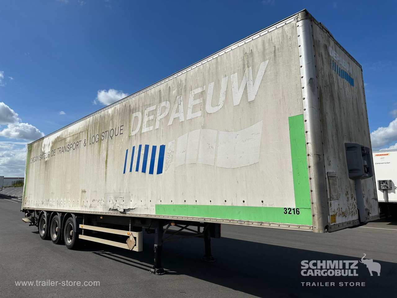 ANDERE Semitrailer Dryfreight Standard Double étage Hayon 