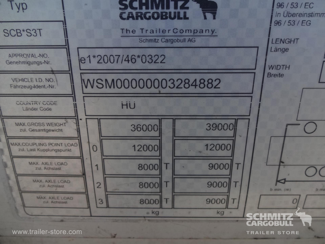 Schmitz Cargobull Curtainsider Mega 