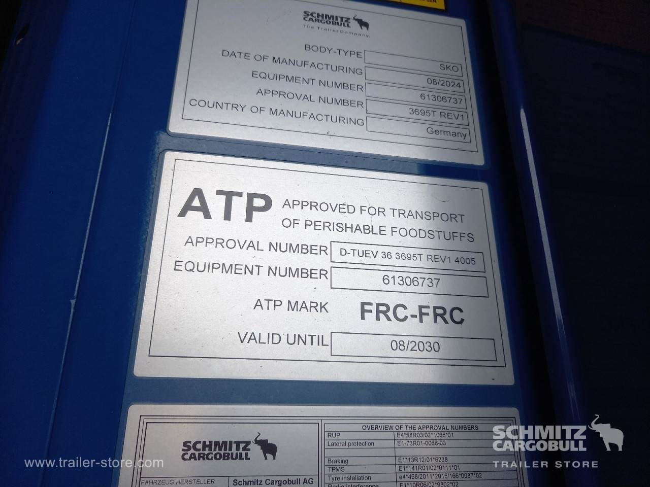 Schmitz Cargobull Tiefkühler Multitemp Trennwand 