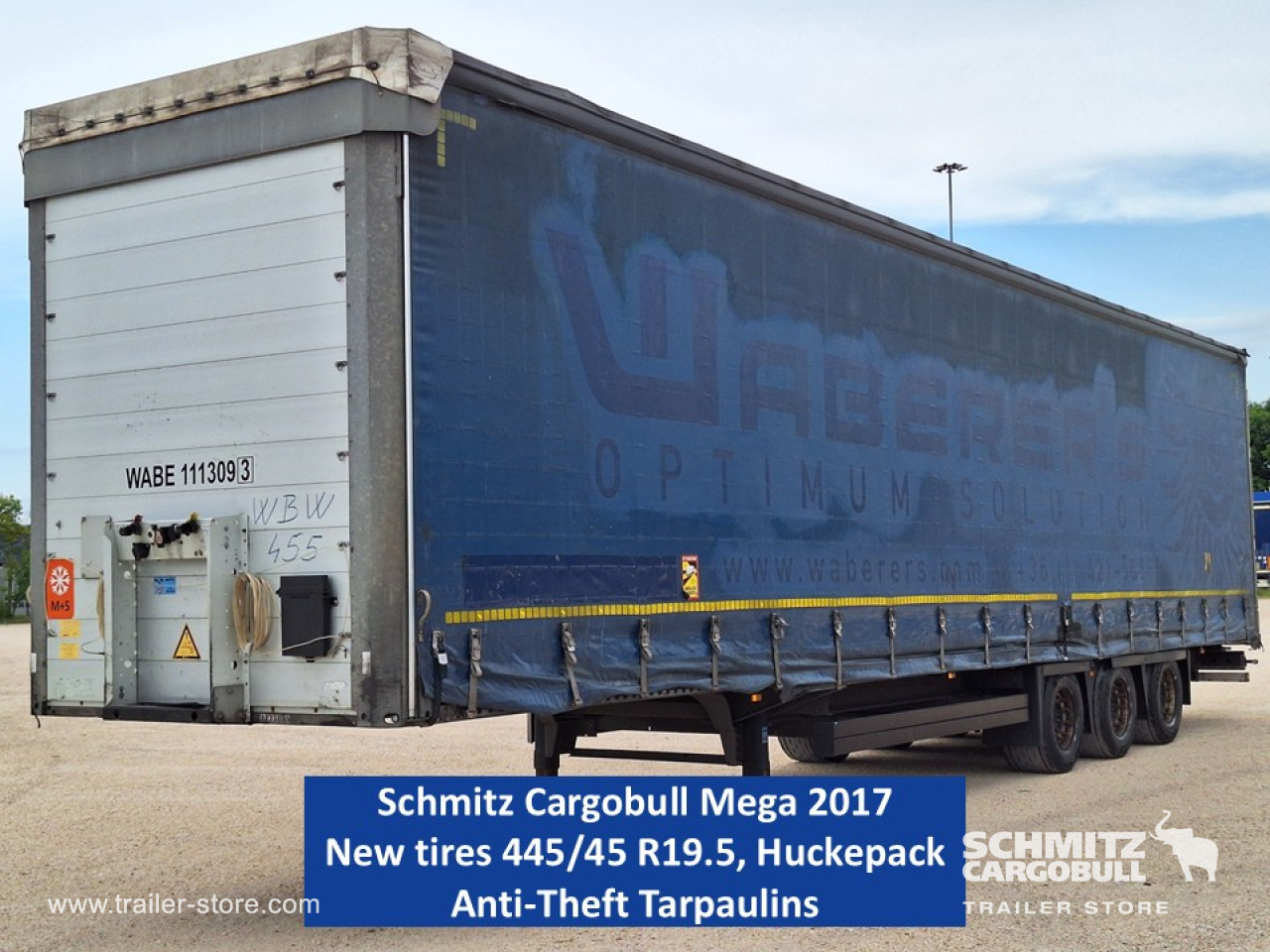 Schmitz Cargobull Tolóponyva Mega 