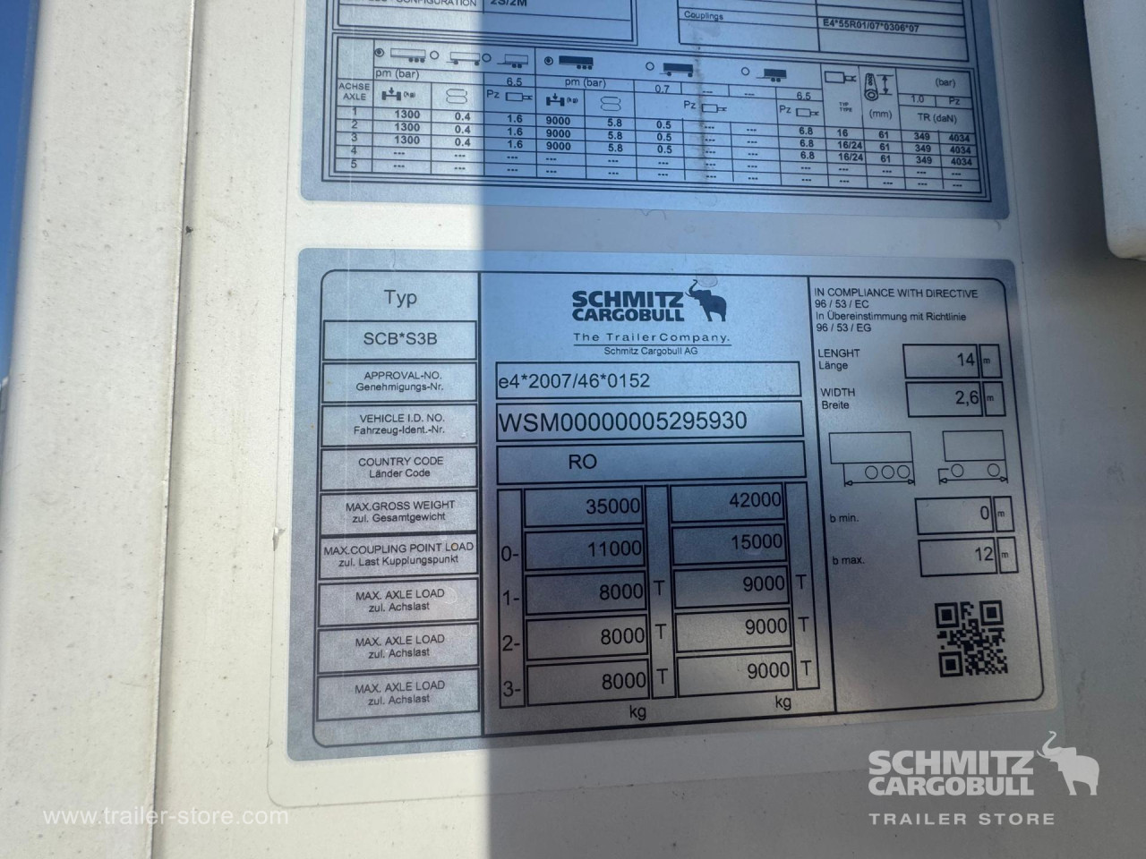 Schmitz Cargobull Reefer Standard 