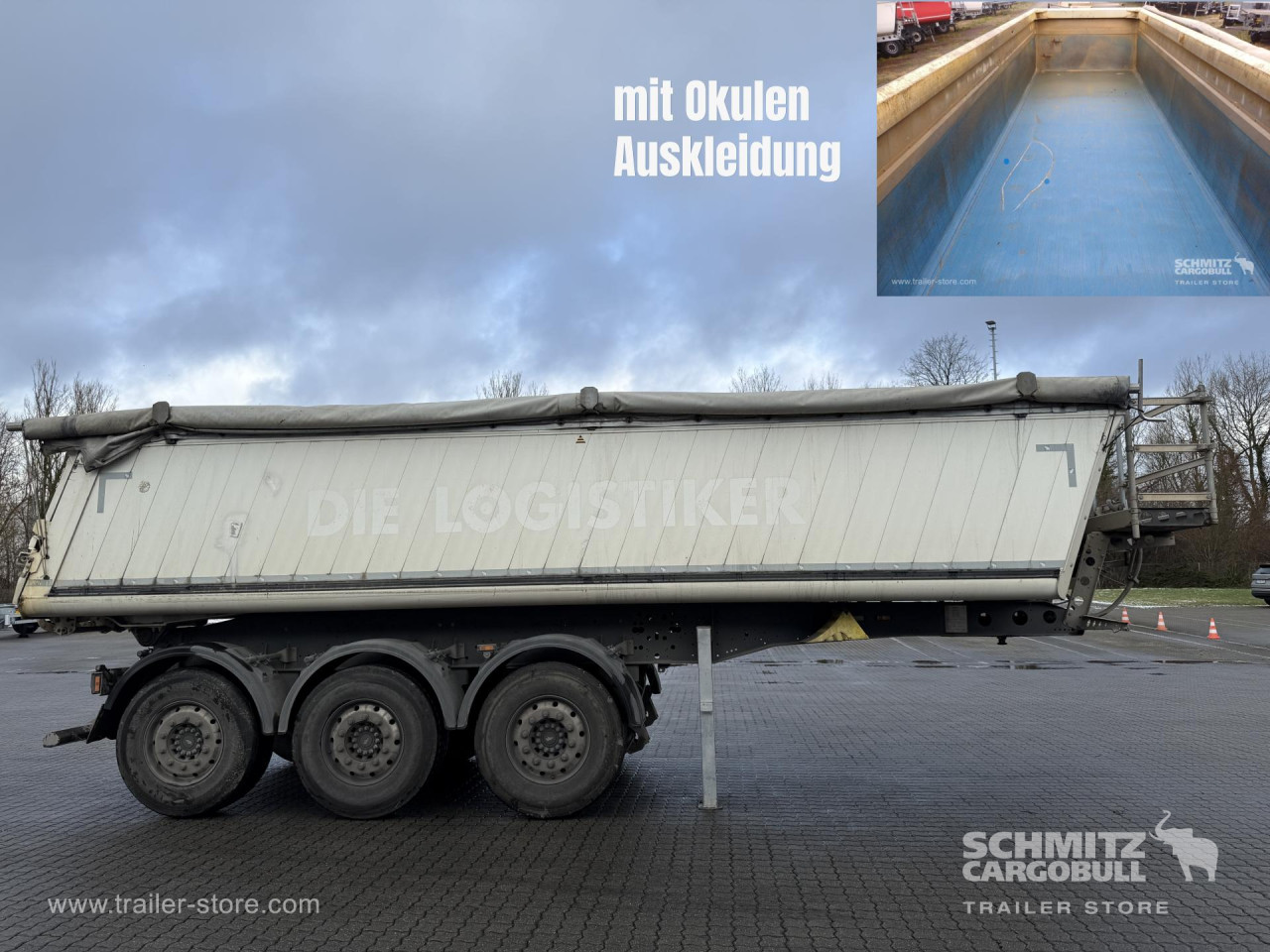 Schmitz Cargobull Kipper Alukastenmulde 24m³ 