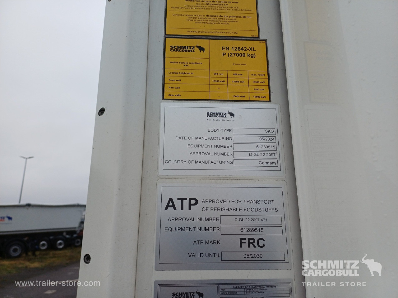 Schmitz Cargobull Tiefkühler Fleischhang 