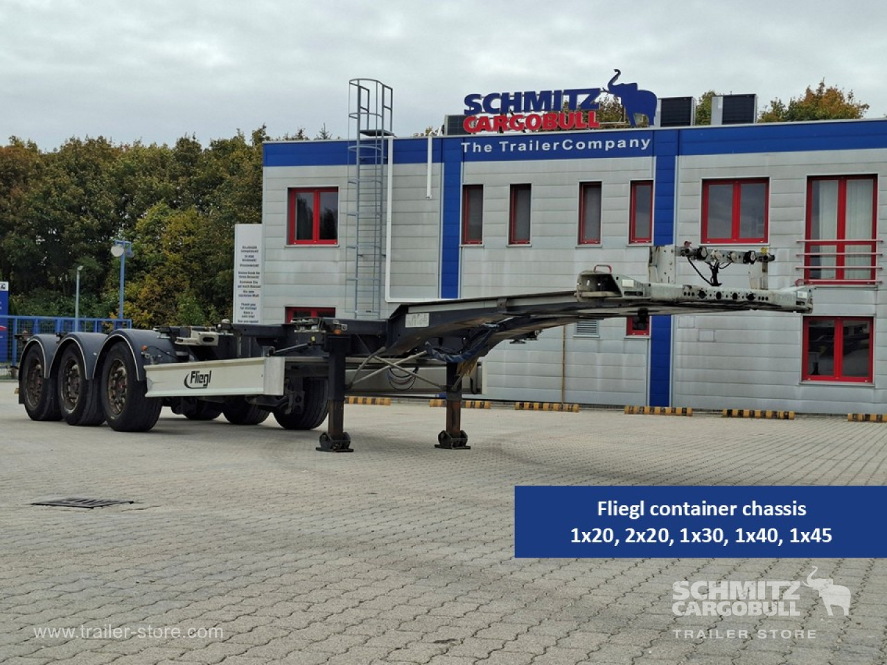 FLIEGL Konténer alváz, szabványos 