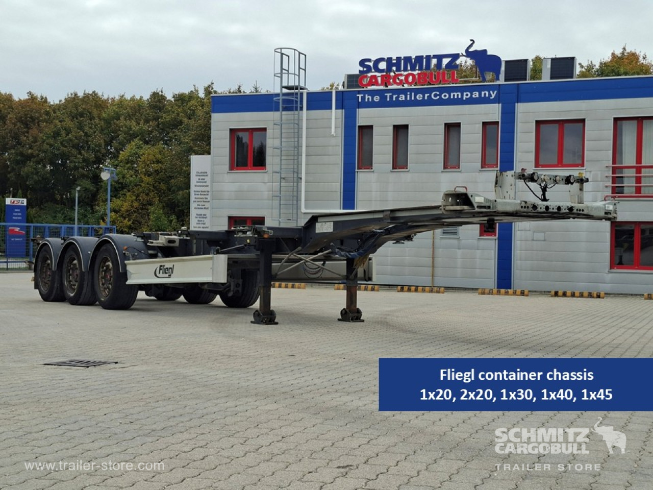 FLIEGL Konténer alváz, szabványos 