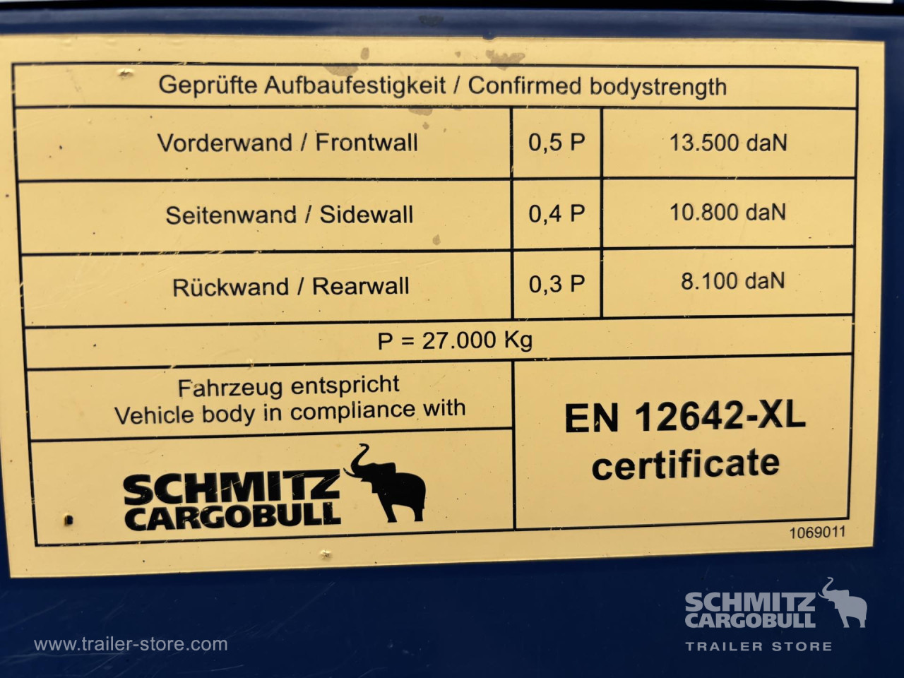 Schmitz Cargobull Curtainsider Standard 