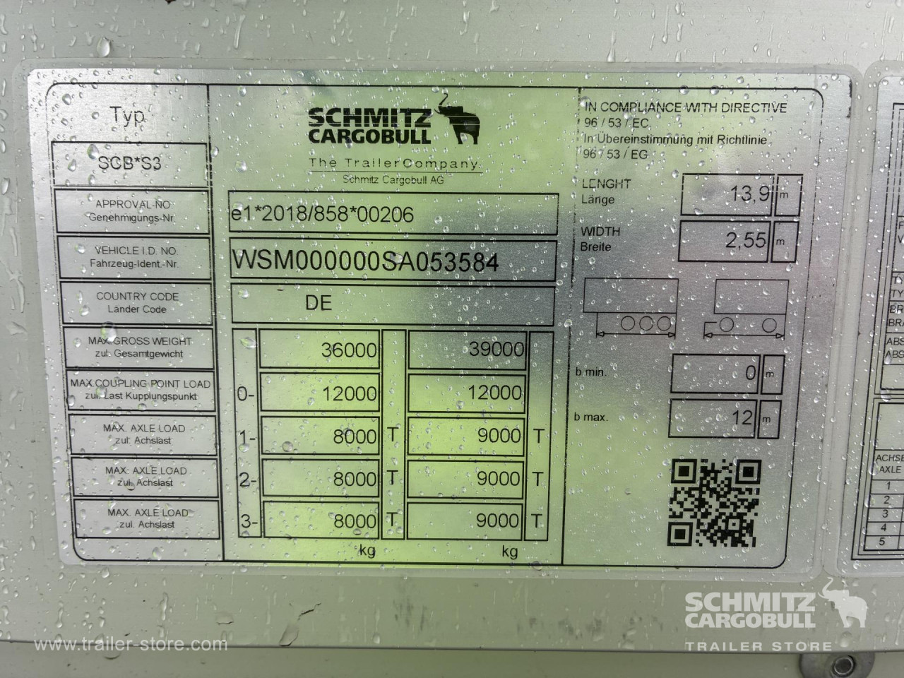 Schmitz Cargobull Curtainsider Mega 