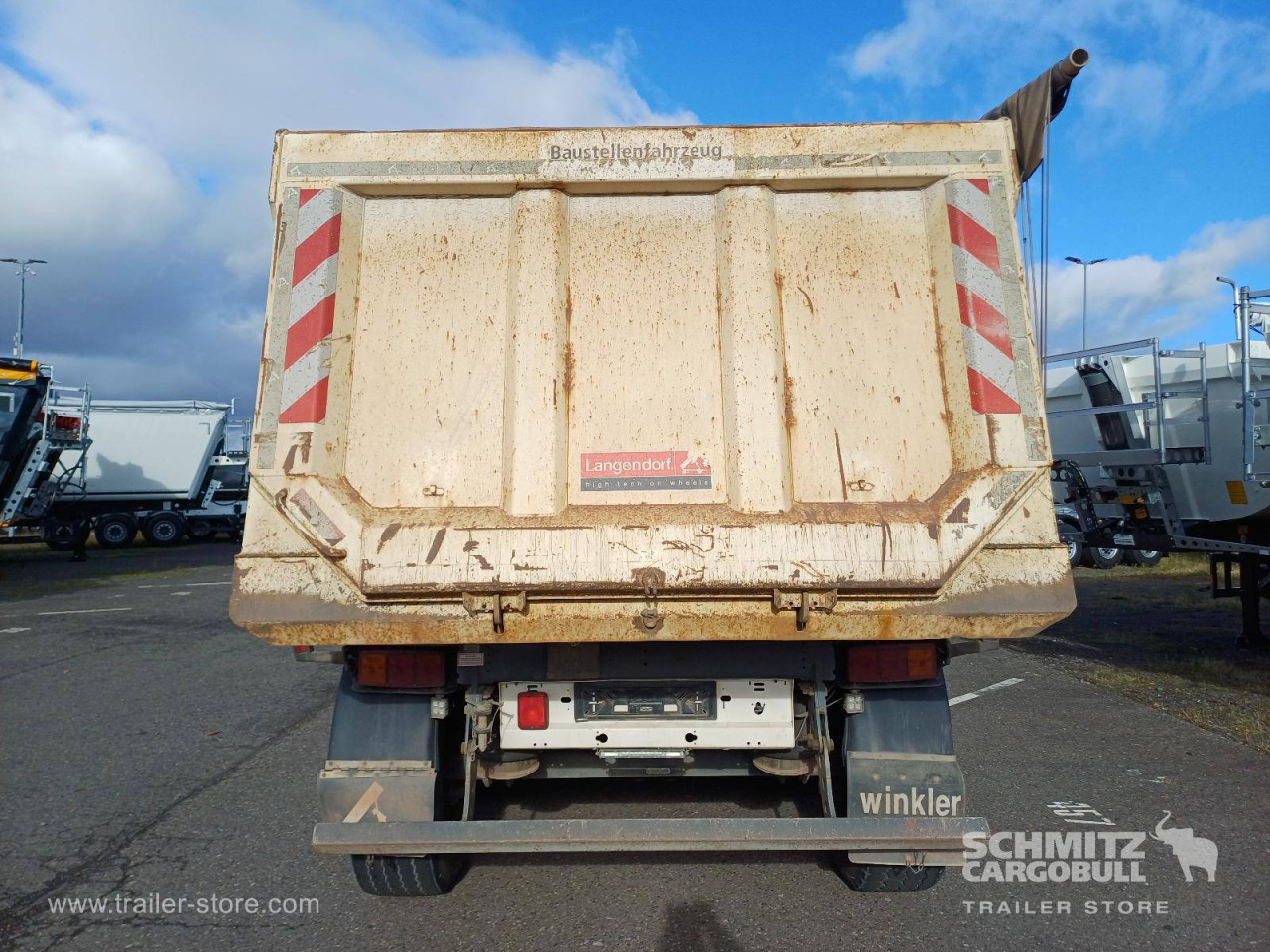 LANGENDORF Kipper Stahlrundmulde 24m³ 