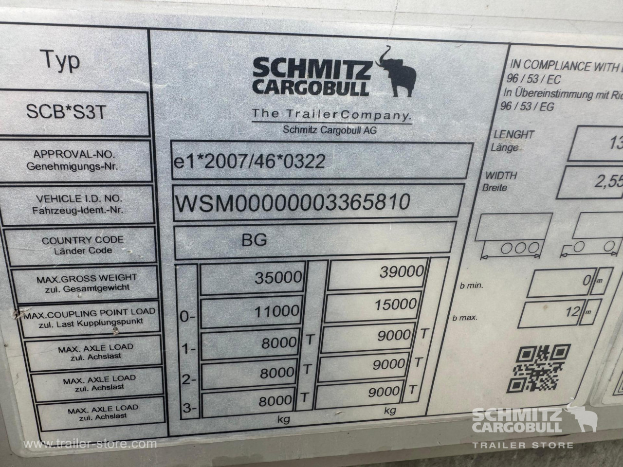 Schmitz Cargobull Curtainsider Standard 