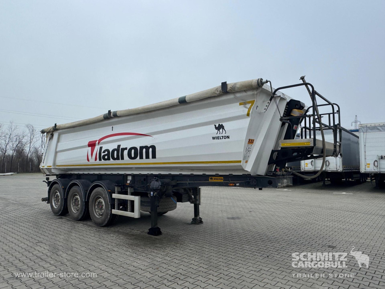 WIELTON Tipper Alu-square sided body 28m³ 