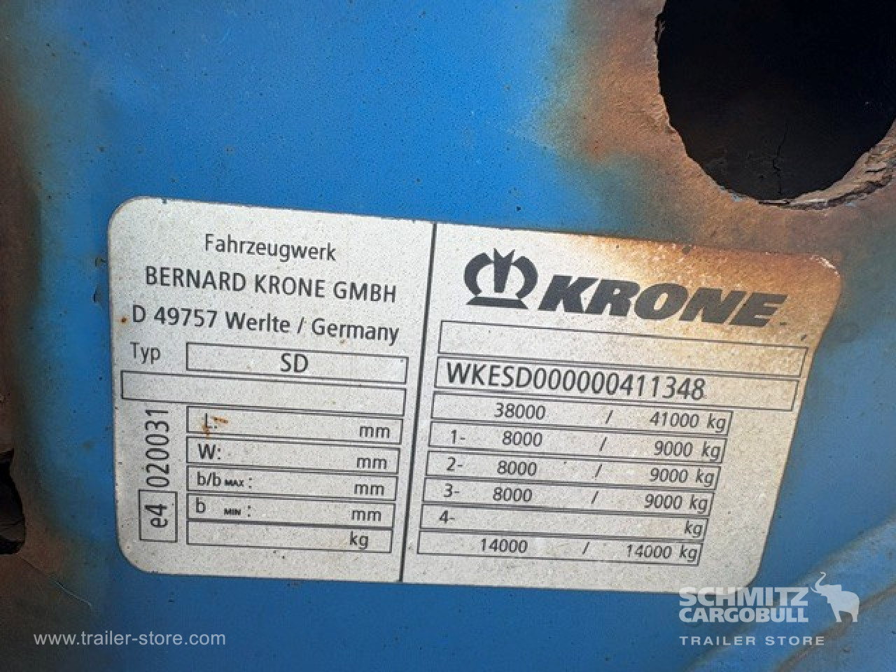 Krone Containerchassis Standard 