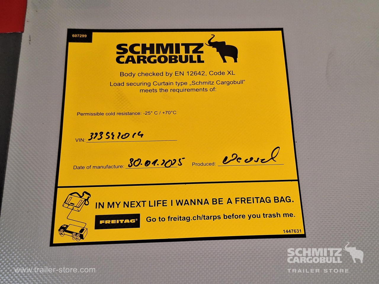 Schmitz Cargobull Tolóponyva Mega 