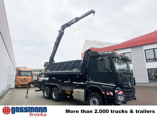 Mercedes Benz Arocs 3345 K 6x4, Heckkran Hiab Jonsered 