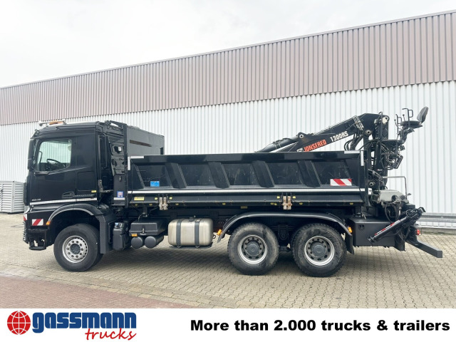 Mercedes Benz Arocs 3345 K 6x4, Heckkran Hiab Jonsered 