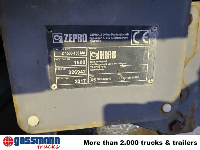 Mercedes Benz Atego 1330 4x4, Iso-Koffer mit Heizung und LBW 