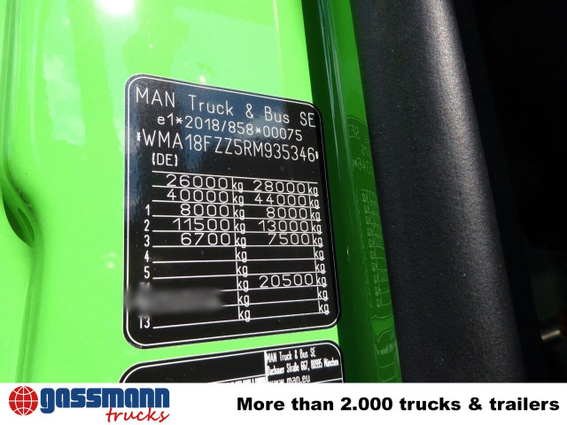 MAN TGS 26.520 6x2-2 BL, Liftachse 