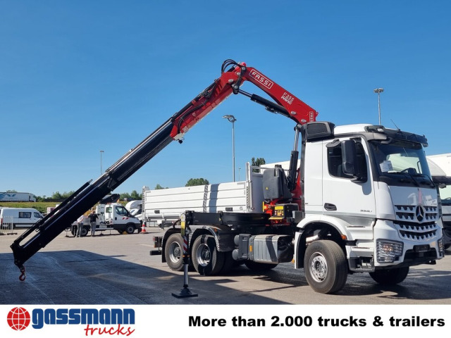 Mercedes Benz Arocs 3348 K 6x4, Kran Fassi F255A.2.24, 