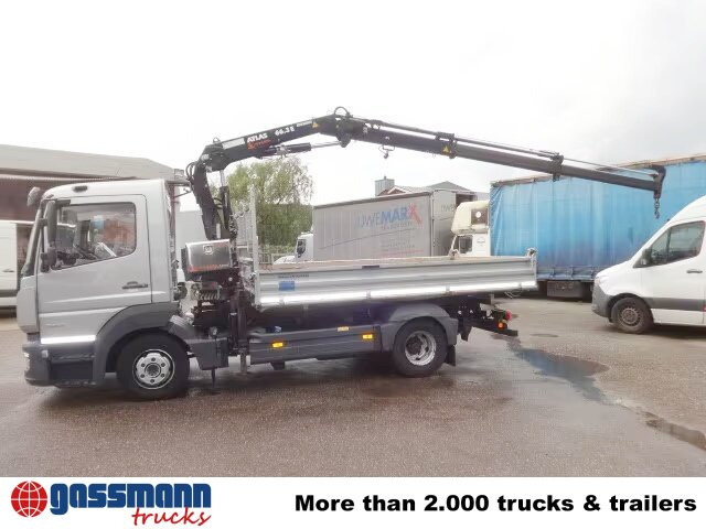 Mercedes Benz Atego 823 K 4x2, Kran Atlas 66.3E A2L, Funk 