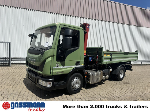 Iveco ML100E19 4x2, Kran HMF 810-K2, 2x AHK 