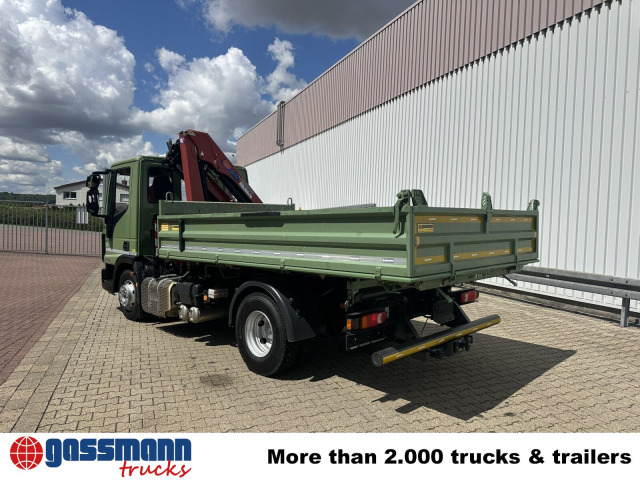 Iveco ML100E19 4x2, Kran HMF 810-K2, 2x AHK 