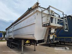 Schmitz Cargobull Tipper Steel half pipe body Side door both sides 48m³ 