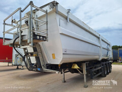 Schmitz Cargobull Tipper Steel half pipe body Side door both sides 48m³ 