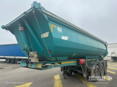 BENALU Semitrailer Tipper Steel half pipe body 39m³ 