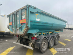 BENALU Semitrailer Tipper Steel half pipe body 39m³ 