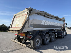KAESSBOHRER Tipper Steel half pipe body 27m³ 