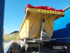 TECNOKAR Semitrailer Tipper Steel half pipe body 27m³ 