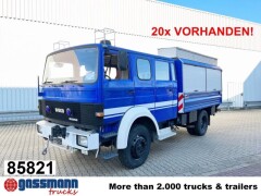 Iveco 120-23 AW 4x4 Doka, V8-Motor, Gerätewagen, 