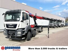 MAN TGS 35.480 8X4 BL, Intarder, Kran HMF 3220-K6, 