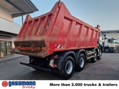 MAN TGS 41.480 8x8 BB, beheizte Stahlmulde ca. 19m³ 