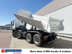 Mercedes Benz Arocs 4142/48 K 8x4/4, Meiller Bordmatik links 