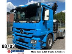 Mercedes Benz Actros 1844 LS 4x2 mit Kran Hiab 122 E-5 HiPro, 