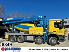 Mercedes Benz Arocs 3246 B 8x4 Stetter Mischer 7m³, Pumpe 25m 