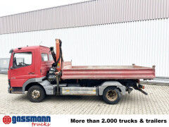 Mercedes Benz Atego 818 K 4x2 mit Kran Palfinger PK 6500, 2x 