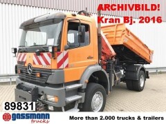 Mercedes Benz Atego 1828 K 4x2, Winterdienstausstattung, Kran 