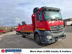 Mercedes Benz Antos 1830 4x2, Kran HIAB 122 B-3 HIDUO, Funk 