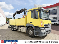Mercedes Benz Antos 1832 L 4x2, Heckkran Hiab 111BS-3 HiDuo, 