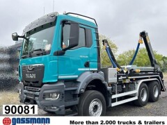 MAN TGS 26.520 6x4 BL, Hyva Tele-Absetzanlage TS 